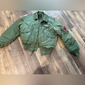 Alpha Industries CW45 bomber jacket. Like new condition, size large